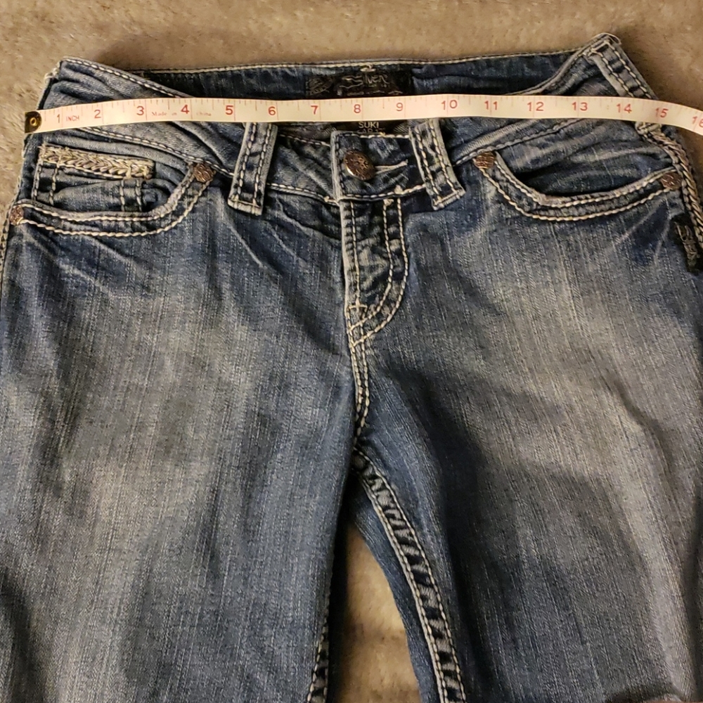 Silver Suki Jeans